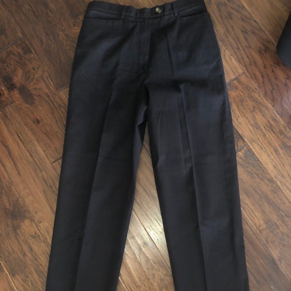 F. by Faconnable Black Pants - Picture 1 of 3